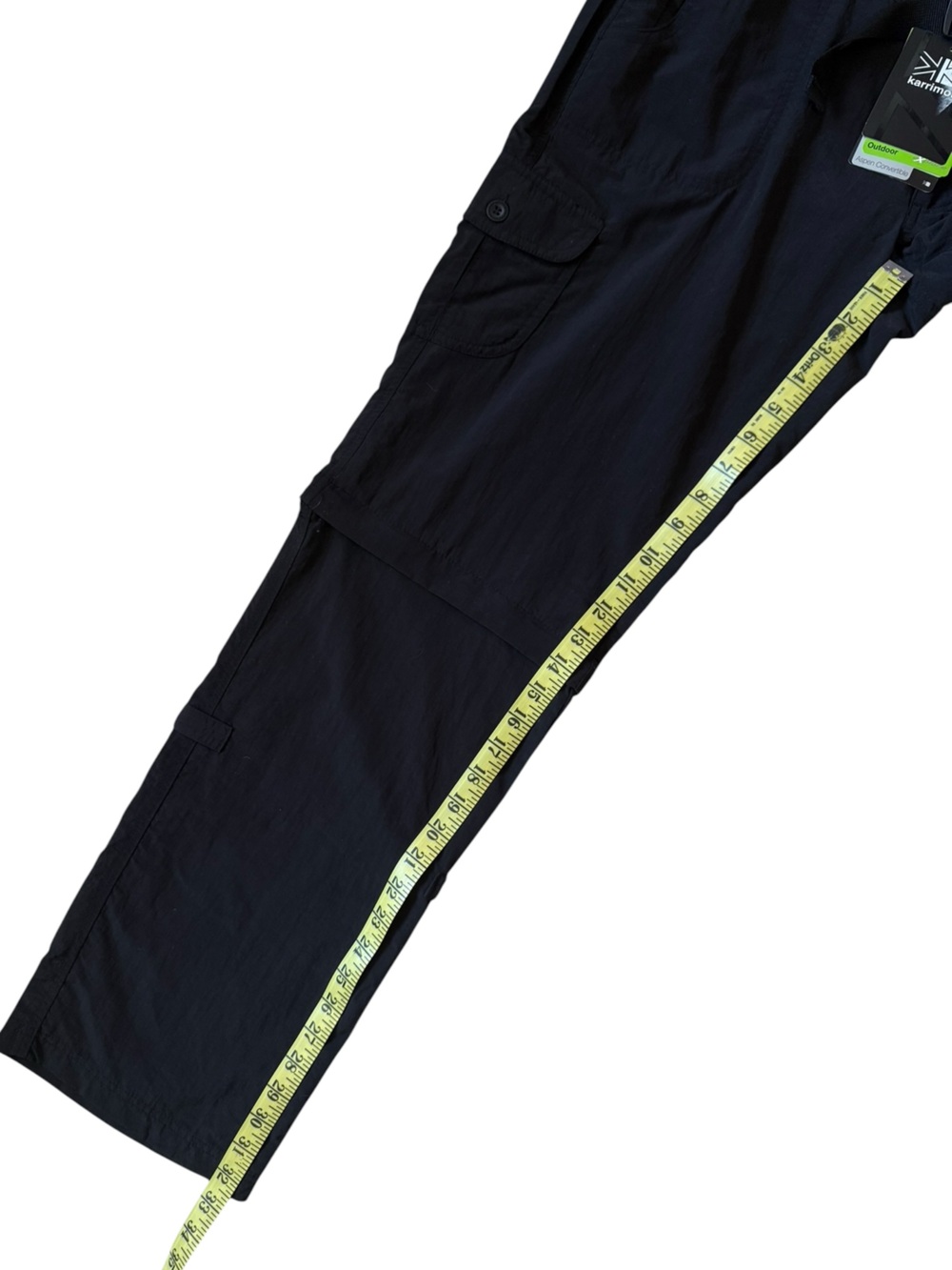 Karrimor Aspen Zip Off Hiking Pants Convertible Cargo Black NWT US 10 Travel - Picture 12 of 16
